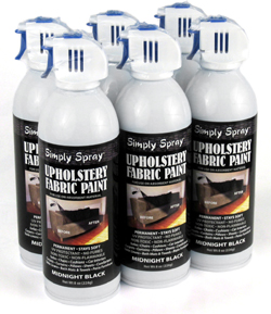 Black outdoor fabric paint Example of black outdoor fabric paint