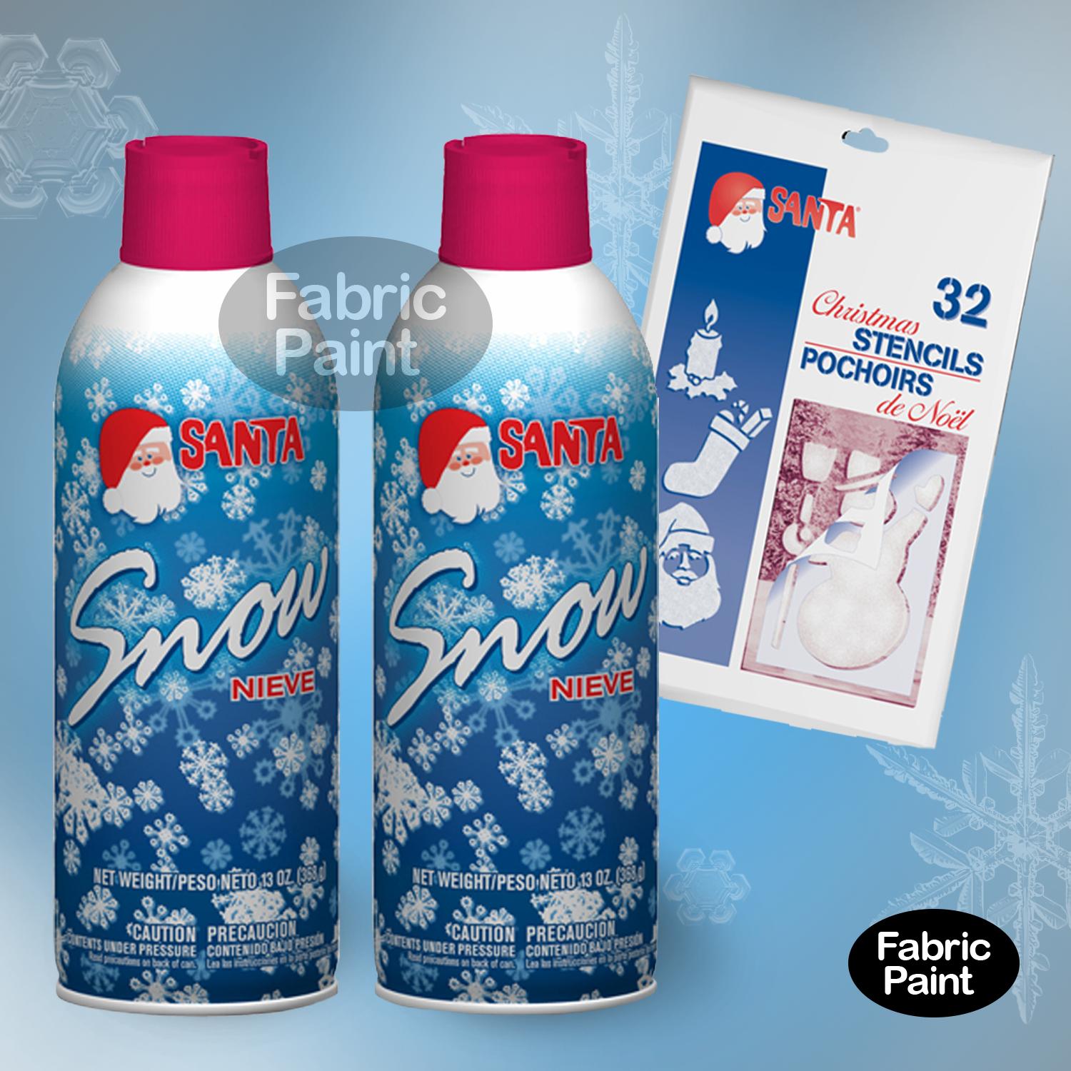 ChristmasDeco Snow Frost SprayWindow/Mirrorr/Craft/Project/Gift/Kids 2