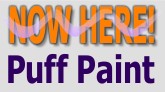 Spray puff paint for fabric