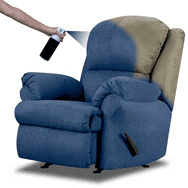 Example of spray painting upholstery