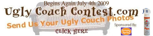 Vote now for the world's ugliest couch Graphic for world's ugliest couch competition