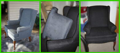Example of how much paint for a lounge chair