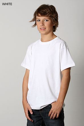 Plain kids tshirt in white colour