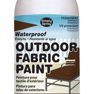 Upholstery simply spray outdoor brown colour fabric paint for furniture restoration