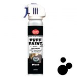 Soft simply spray black colour puffy paint, fabric paint for clothing and garments decoration