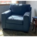 Upholstery simply spray Navy blue fabric paint for furniture restoration