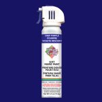 Soft simply spray deep purple colour, fabric paint for clothing and garments restoration