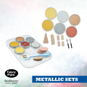 Panpastel 6 colour set metallic