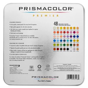 Colours in the Prismacolor Premier set of 48