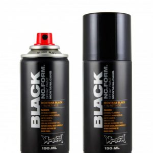 MONTANA PAINT CAN BLACK NC.FORM. SPIDER EFFECT SPRAY 400ML