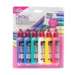 Tulip dimensional fabric paint crystals pack - fabric decoration
