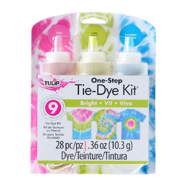 tulip tie dye kit medium 3 bottles bright