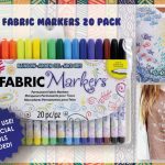 Tulip Permanent Fabric Markers - 20 Colors