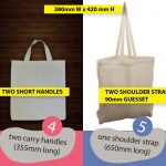 CALICO BAG BULK Model #4#5 - Gift tote bag