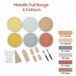 PanPastel Metallic full range 6 colours