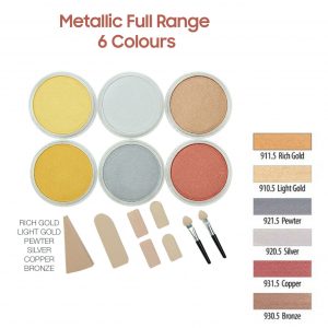 PanPastel Metallic full range 6 colours