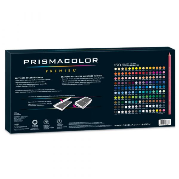 Colours in the Prismacolor Premier set of 150