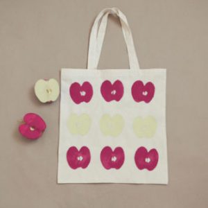 Calico bag in natural colour - Gift tote bag