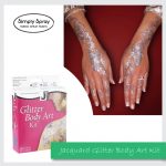 Jacquard Glitter Body Art Kit Non-permanent Body Art Shimmery tattoo
