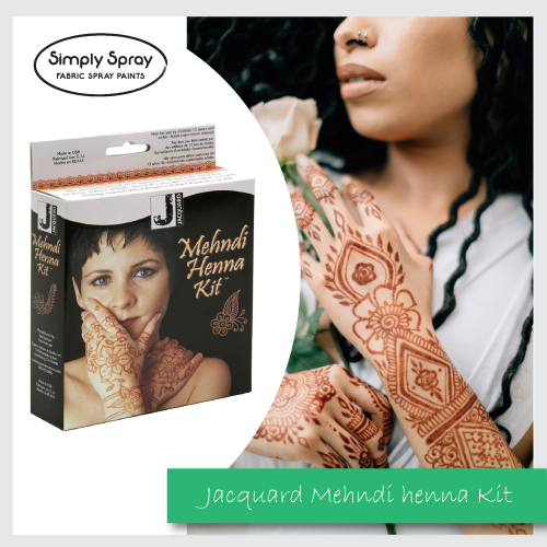 Jacquard Mehndi Henna Kit Non-permanent Body Art Henna Tattoo Kit