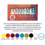 Gamblin Gift Introductory Sets – 1980 Oil Colors set – 9 colours 37ml tubes