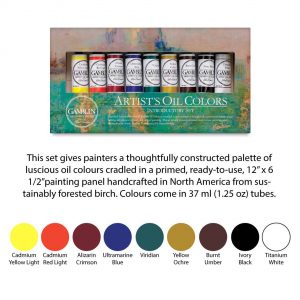 Gamblin Gift Introductory Sets - Artist's oil colors set - 9 colours 37ml tubes