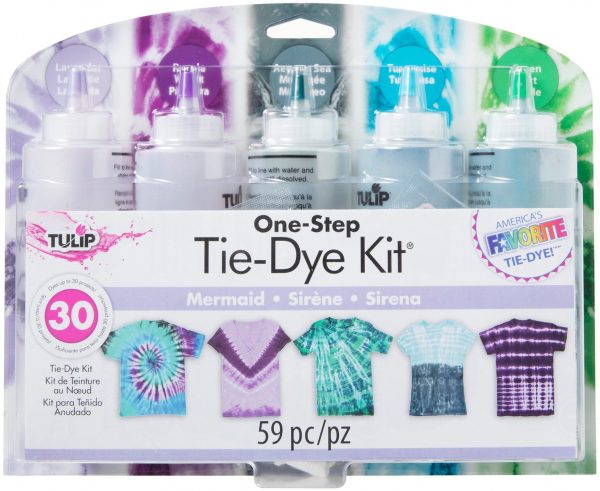 Tulip tie dye kit mermaid to decorate your t shirts