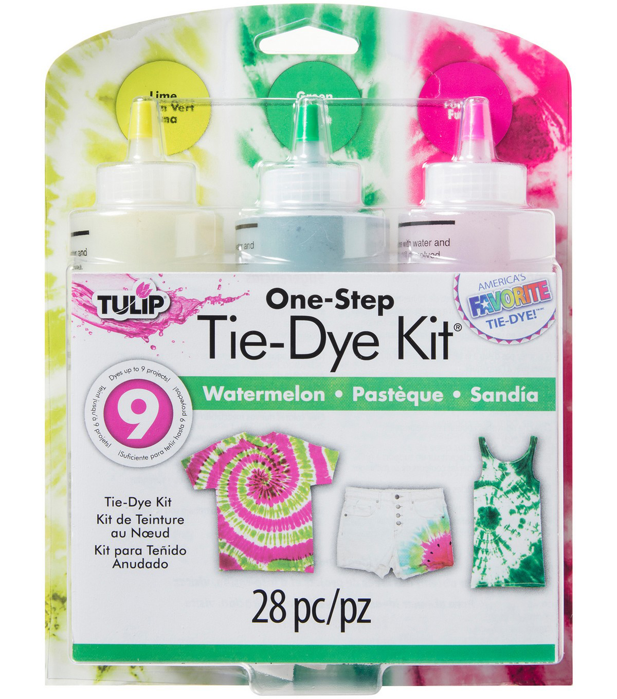 Tulip Tie Dye Kit Neon Large (5 Bottles) P (02) 9550 1544
