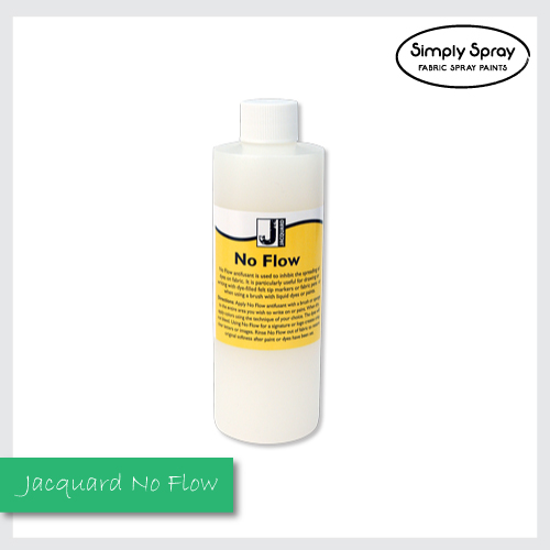 JACQUARD NO FLOW IS AN ANTIFUSANT THAT WILL INHIBIT THE SPREADING OF DYE ON THE FABRIC