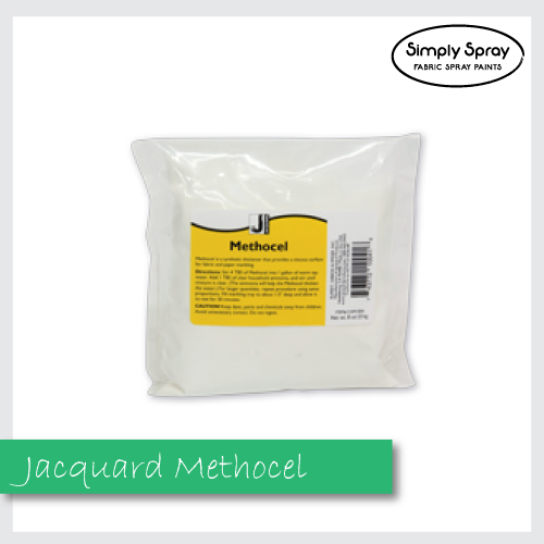 Jacquard Methocel is a thickener to get a viscous surface