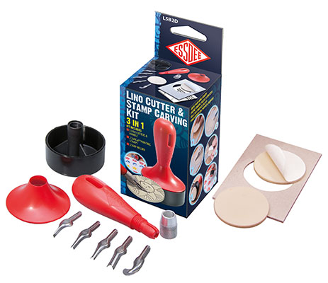 Essdee 3-in-1 Lino Cutter & Stamp Carving Kit