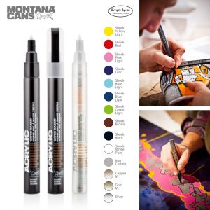 Montana acrylic markers 0.7mm