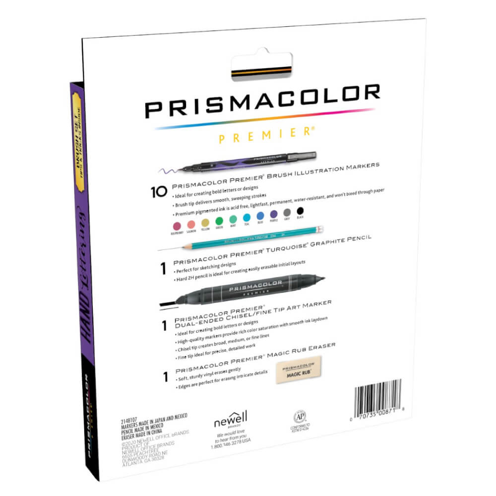 Prismacolor Premier Hand Lettering Brush Set P (02) 9550 1544