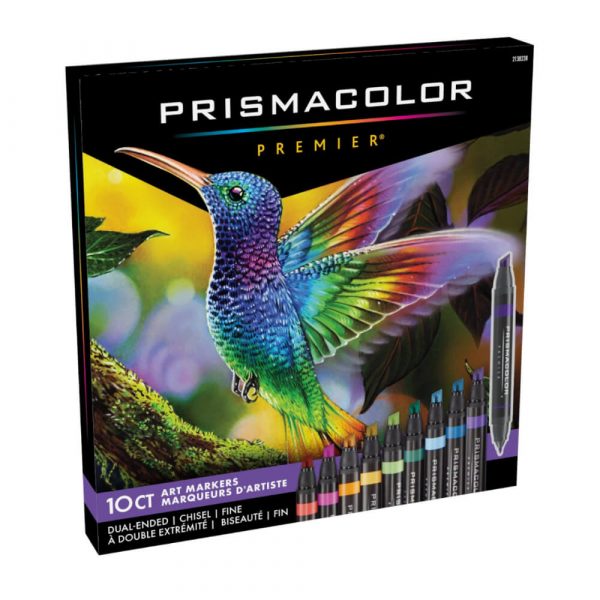 Prismacolor Premier Set of 10 Fine/Chisel Markers
