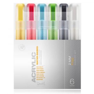 MONTANA ACRYLIC MARKER 2MM SET 6PK