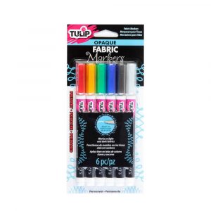 Tulip opaque fabric marker 6pk
