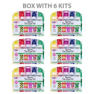 Tulip Tie Dye Kit Rainbow Large (5 Bottles) – Box with 6 kits