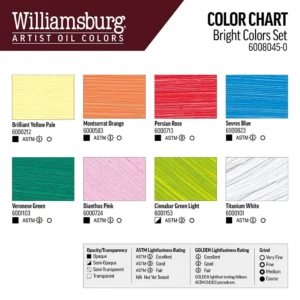 Williamsburg Bright Colours Set 1